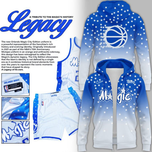 Special Orlando Magic City Edition 2025-26 Zip Hoodie.