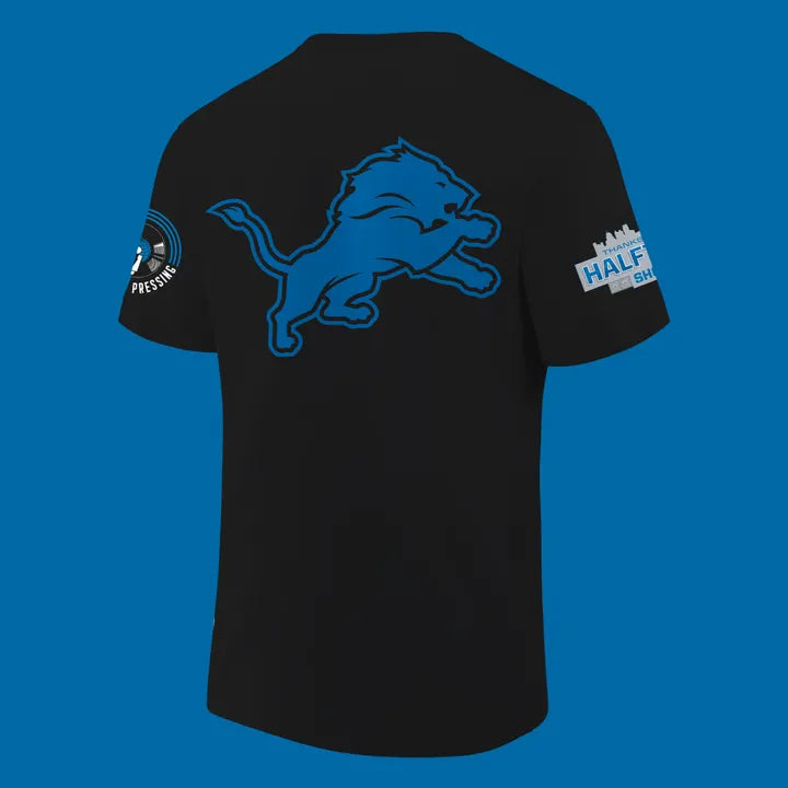 2. Detroit Lions x Jack White Thanksgiving Halftime Show Black Tee - Signature