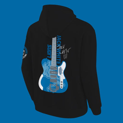 1. Detroit Lions x Jack White Thanksgiving Halftime Show Black Hoodie - Signature