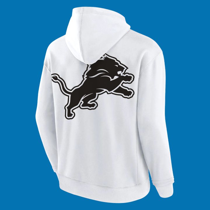Detroit Lions x Jack White Thanksgiving Halftime Show White Hoodie