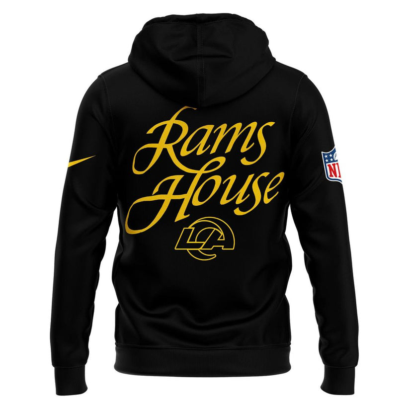 Los Angeles Rams Black 2025 Rivalries "Rams House" Hoodie