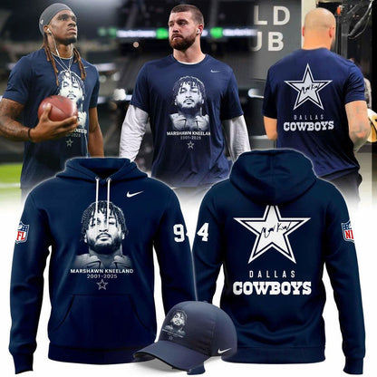 Dallas Cowboys 2025 Marshawn Kneeland Thank You Memories 2025 Combo Hoodie