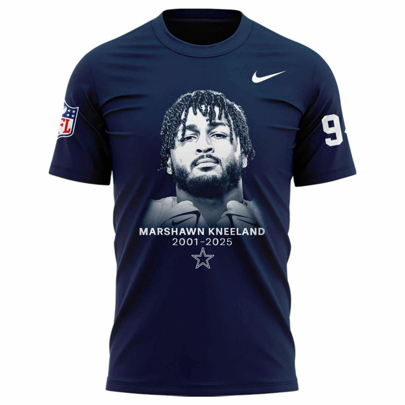 Dallas Cowboys 2025 Marshawn Kneeland Thank You Memories 2025 Combo TShirt