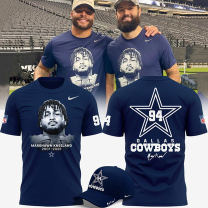 Dallas Cowboys 2025 Marshawn Kneeland Thank You Memories 2025 Combo TShirt