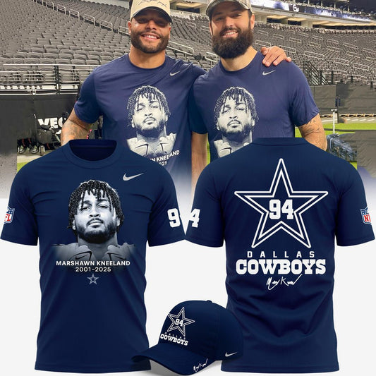 Dallas Cowboys 2025 Marshawn Kneeland Thank You Memories 2025 Combo TShirt
