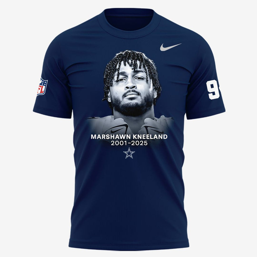 Dallas Cowboys 2025 Marshawn Kneeland Thank You Memories 2025 Combo TShirt