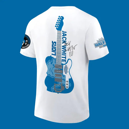 2. Detroit Lions x Jack White Thanksgiving Halftime Show White Tee