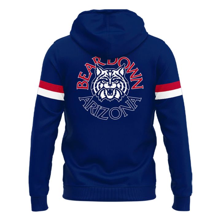 Arizona Football ‘𝗕𝗟𝗨𝗘prints’ Uniform Hoodie - Limited Edition