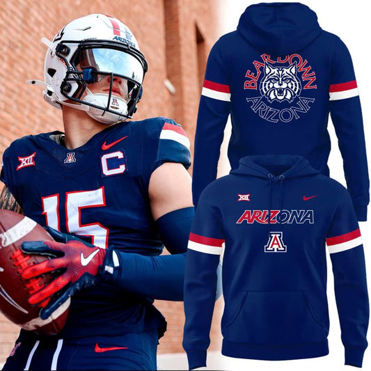 Arizona Football ‘𝗕𝗟𝗨𝗘prints’ Uniform Hoodie - Limited Edition
