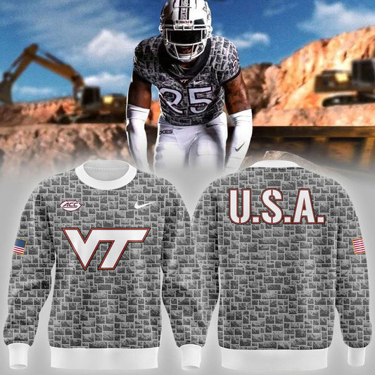 Virginia Tech Football 2025 New Sweatshirt