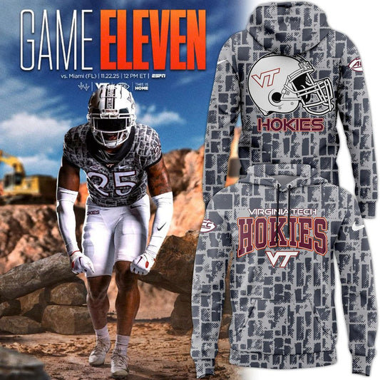 Virginia Tech Football 2025 Special edition "Stone Wall" Combo Hoodie