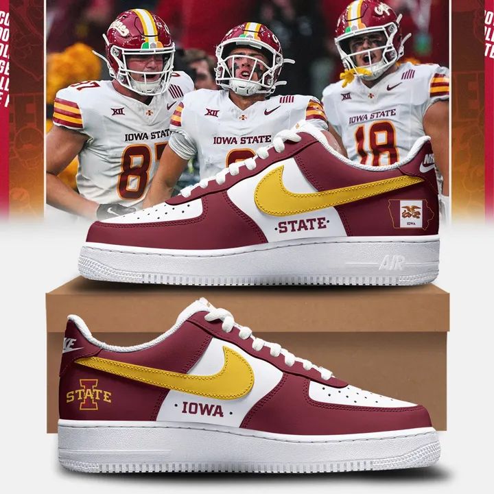 2025 Special Edition Iowa State Uniform New Shoes