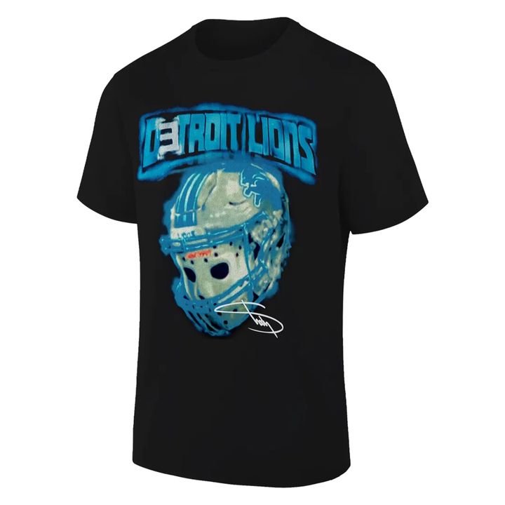 1. Detroit Lions x Eminem Thanksgiving Halftime Show Black Tee - Signature