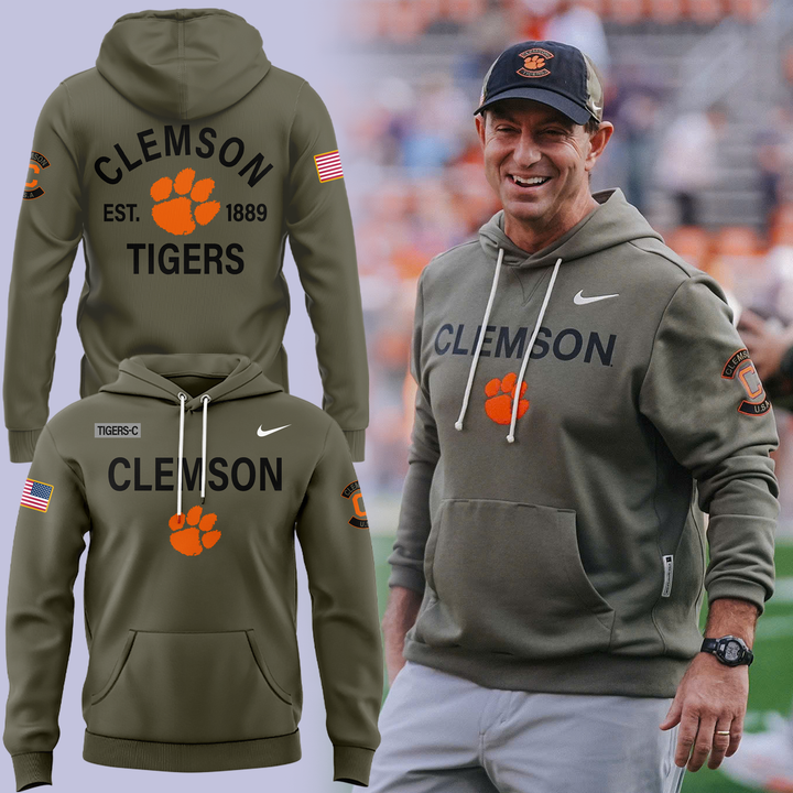 Clemson Football x Military Appreciation 2025 Hoodie