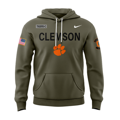 Clemson Football x Military Appreciation 2025 Hoodie