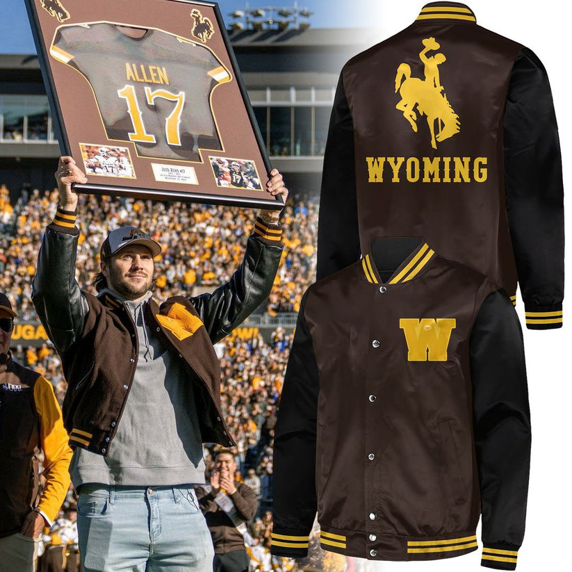 Josh Allen 17 Buffalo Bills x Wyoming Cowboys Jacket