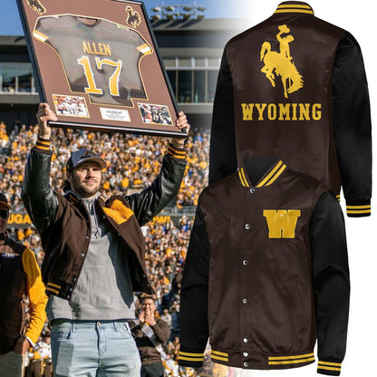 Josh Allen 17 Buffalo Bills x Wyoming Cowboys Jacket