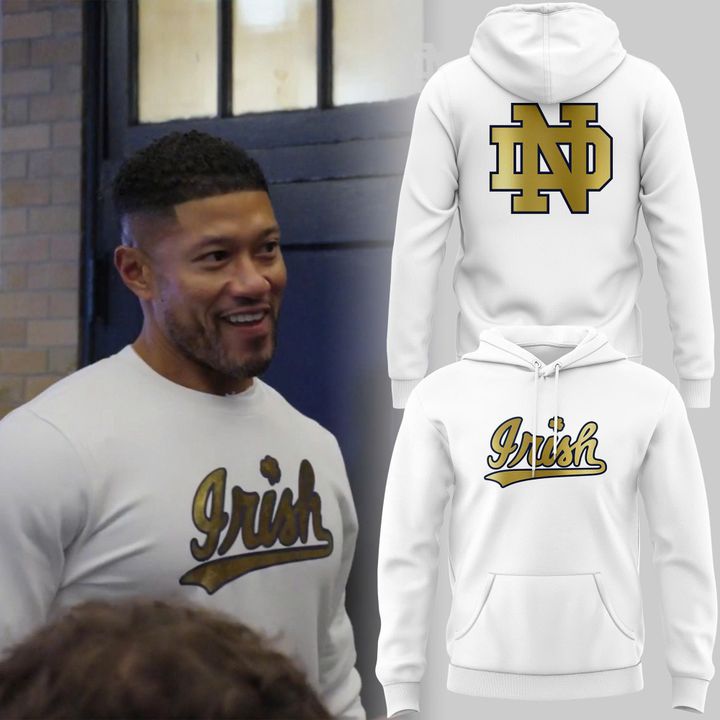 Special 2025 Irish Notre Dame Football Hoodie