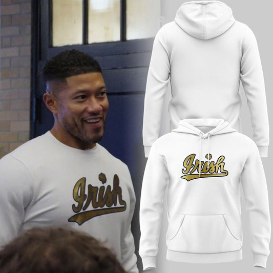 Special 2025 Irish Notre Dame Football Hoodie 2