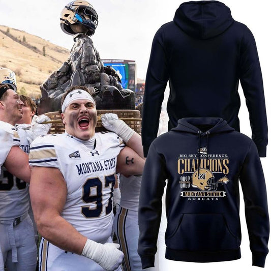 Special 2025 Big Sky Conference Champions Montana State Football Hoodie | AN69