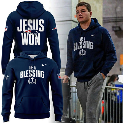 NE Patriots 2025 “BE A BLESSING” It's a great day to have a day 🔟 Hoodie