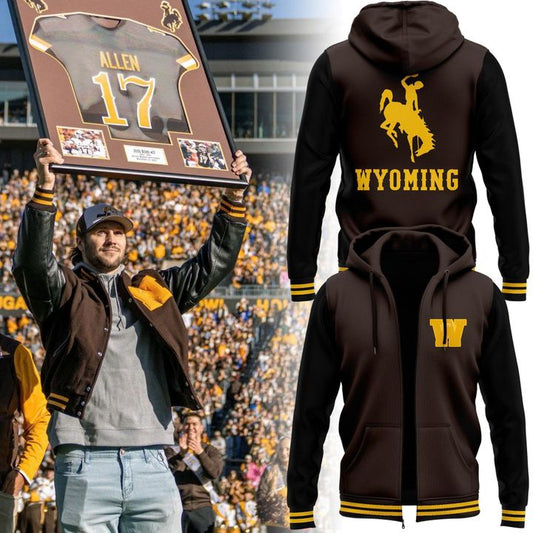Limited Edition Wyoming Cowboy Zip Hoodie