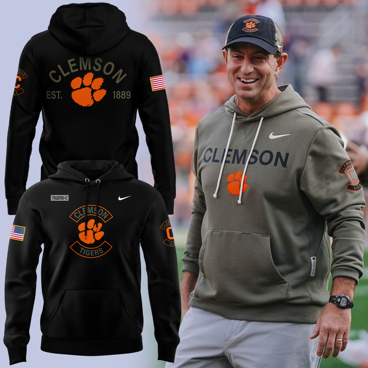 06.Clemson Football x Military Appreciation Hoodie