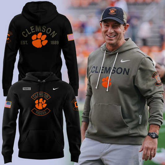 06.Clemson Football x Military Appreciation Hoodie