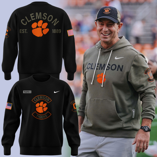 06.Clemson Football x  Military Appreciation SWEATSHIRT