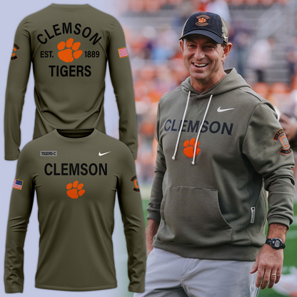 Clemson Football x Military Appreciation 2025 Long Tee