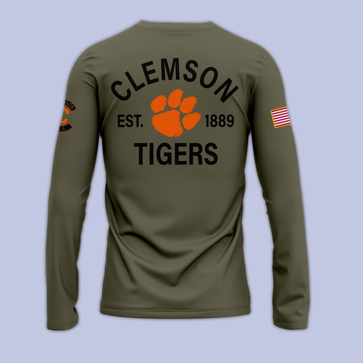 Clemson Football x Military Appreciation 2025 Long Tee