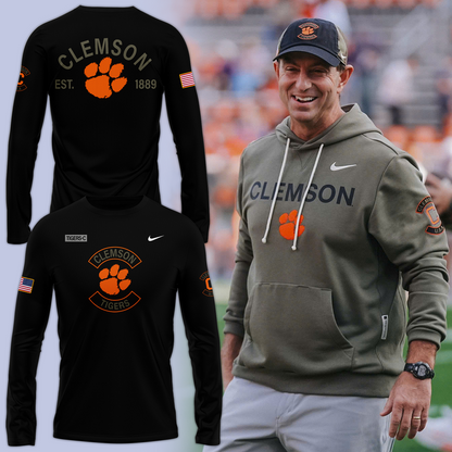 01.Clemson Football x  Military Appreciation 2025 Long Tee