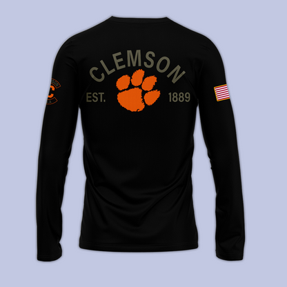 01.Clemson Football x  Military Appreciation 2025 Long Tee