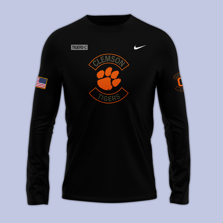 01.Clemson Football x  Military Appreciation 2025 Long Tee