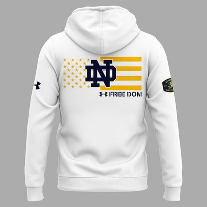Notre Dame Football Coach Marcus Freeman "FREEDOM" 2025 New Combo Hoodie