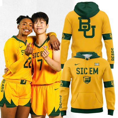 Baylor Bears 𝗦𝗶𝗰 ‘𝗘𝗺 Uniform Hoodie - Limited Edition