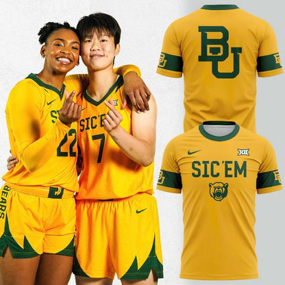 Baylor Bears 𝗦𝗶𝗰 ‘𝗘𝗺 Uniform T-Shirt - Limited Edition