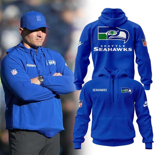 Coach Mike Macdonald Special Edition Zippered Hooded Sweatshirt
