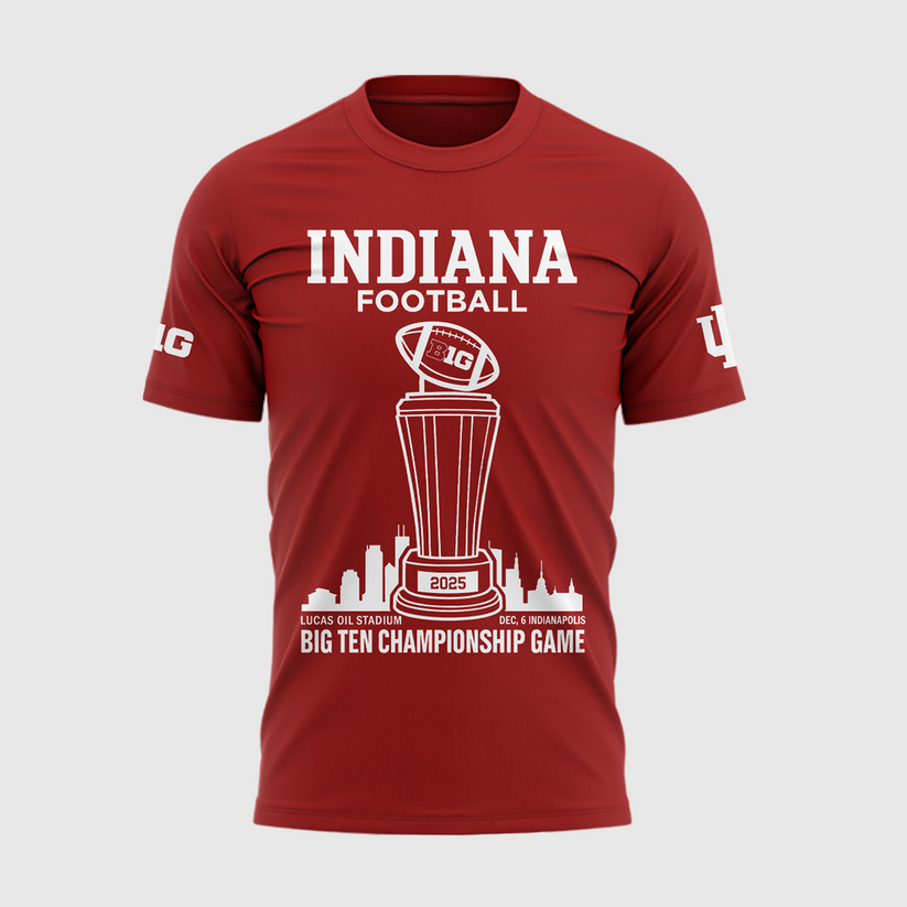 India Football 2025 Big Ten Champs Tshirt