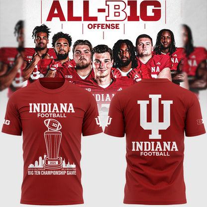 India Football 2025 Big Ten Champs Tshirt