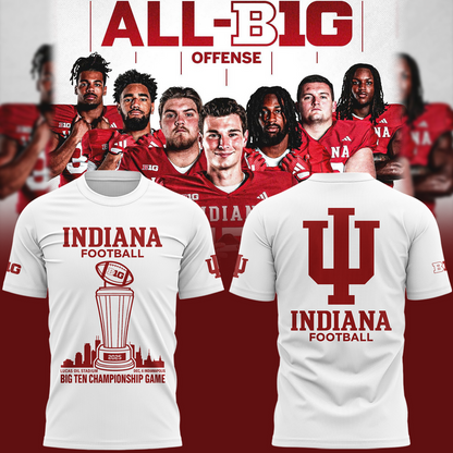 India Football 2025 Big Ten Champs Tshirt