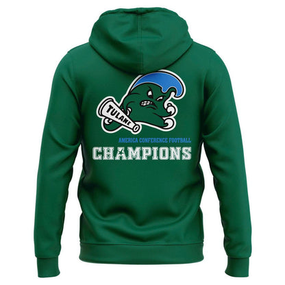 2025 limited edition Hoodie Tulane Football Champions