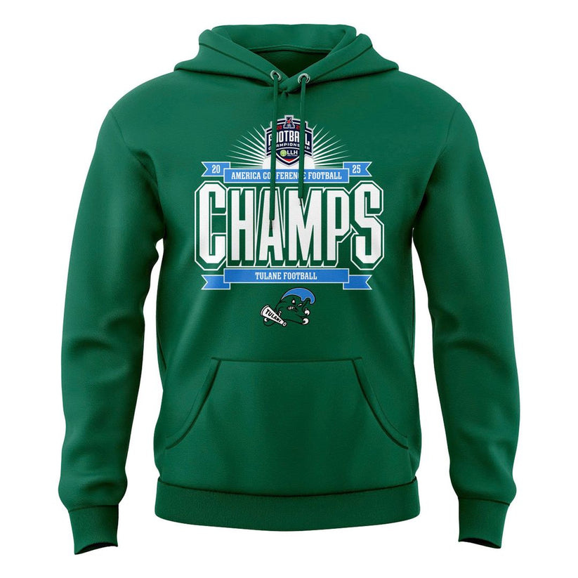 2025 limited edition Hoodie Tulane Football Champions