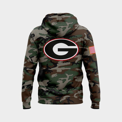 Unisex Camo Georgia Bulldogs UGA Football Limited Hoodie