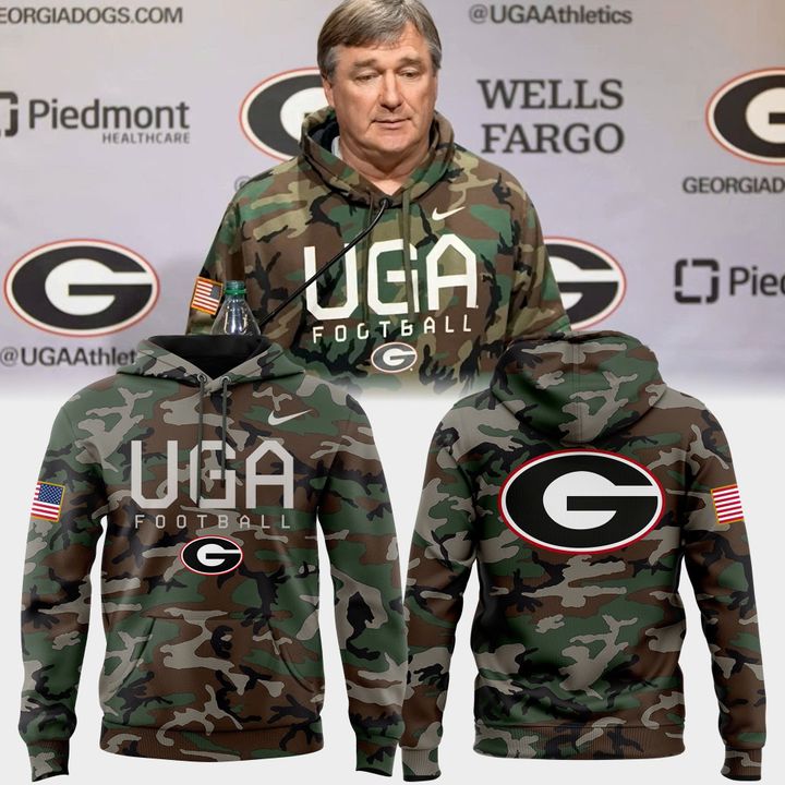 Unisex Camo Georgia Bulldogs UGA Football Limited Hoodie