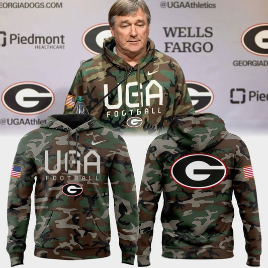 Unisex Camo Georgia Bulldogs UGA Football Limited Hoodie