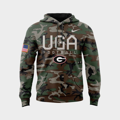 Unisex Camo Georgia Bulldogs UGA Football Limited Hoodie