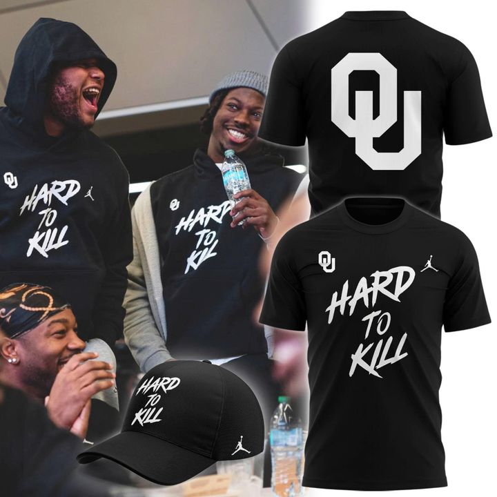 Oklahoma Football HARD TO KILL T-shirt - Black