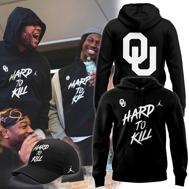 Oklahoma Football HARD TO KILL Hoodie - Black