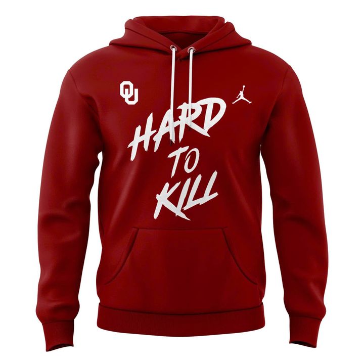 Oklahoma Football HARD TO KILL Hoodie - Red